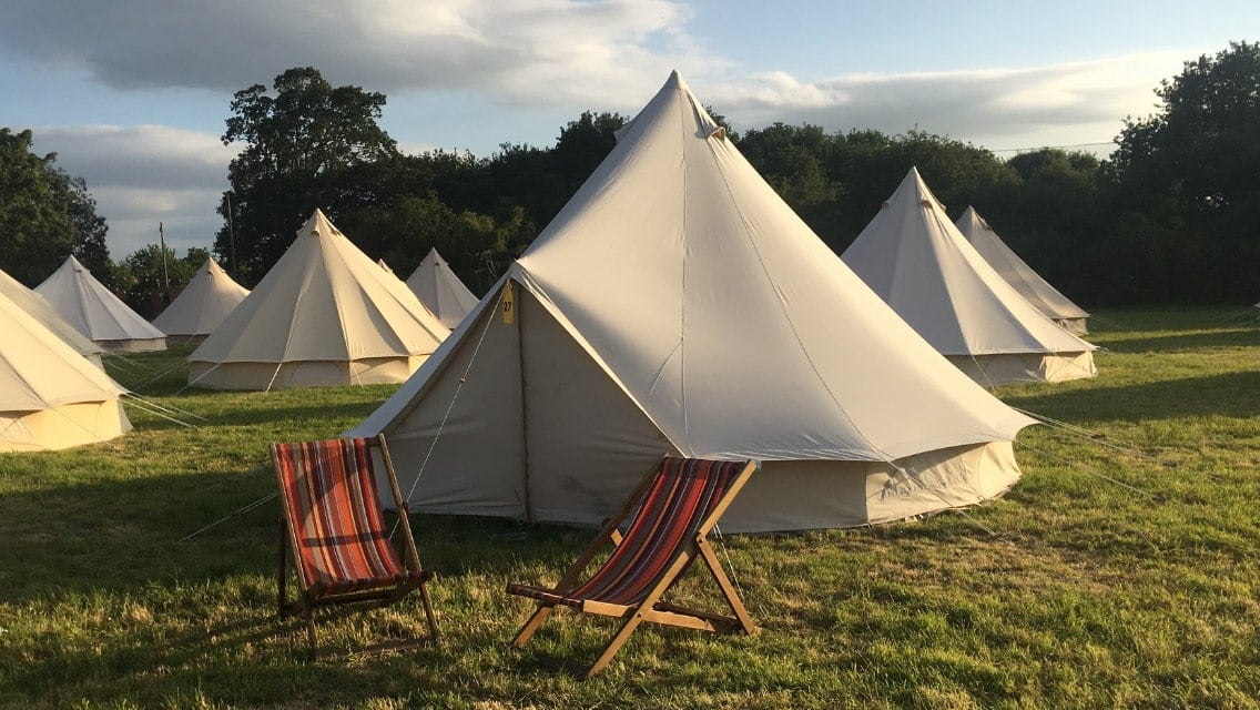Bell Tent Hire - Deck Chair