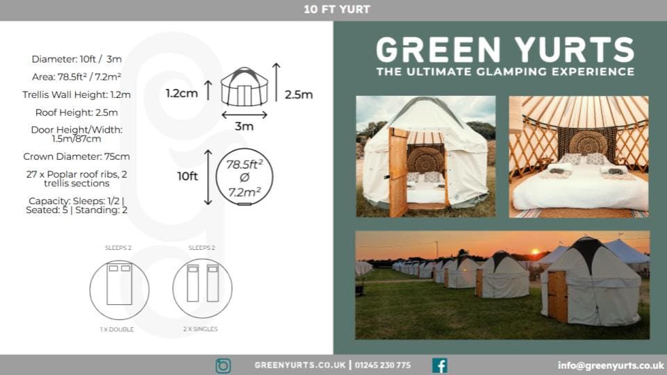 10ft yurt