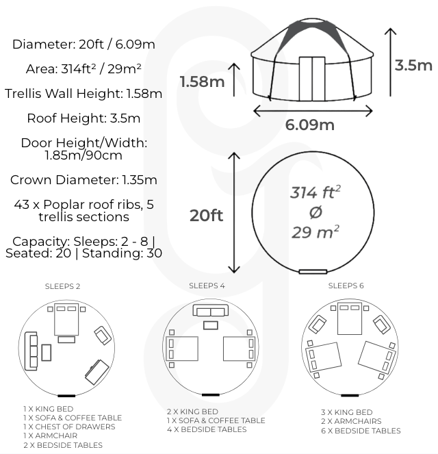 20ft yurt spec.