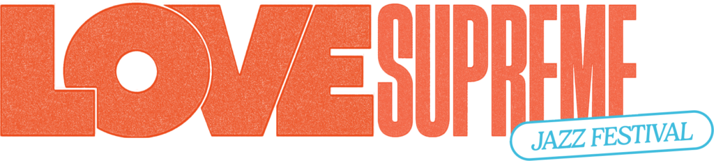 love supreme logo jazz fest lozenge texture