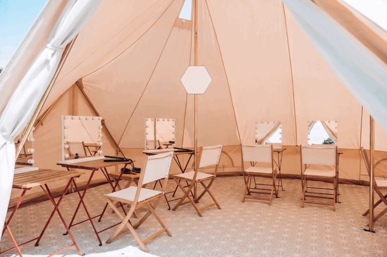 green yurts pamper tent pride 2026