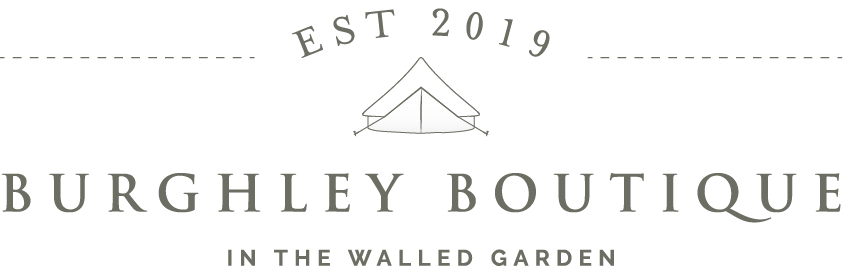 burghley 2026 logo signature khaki