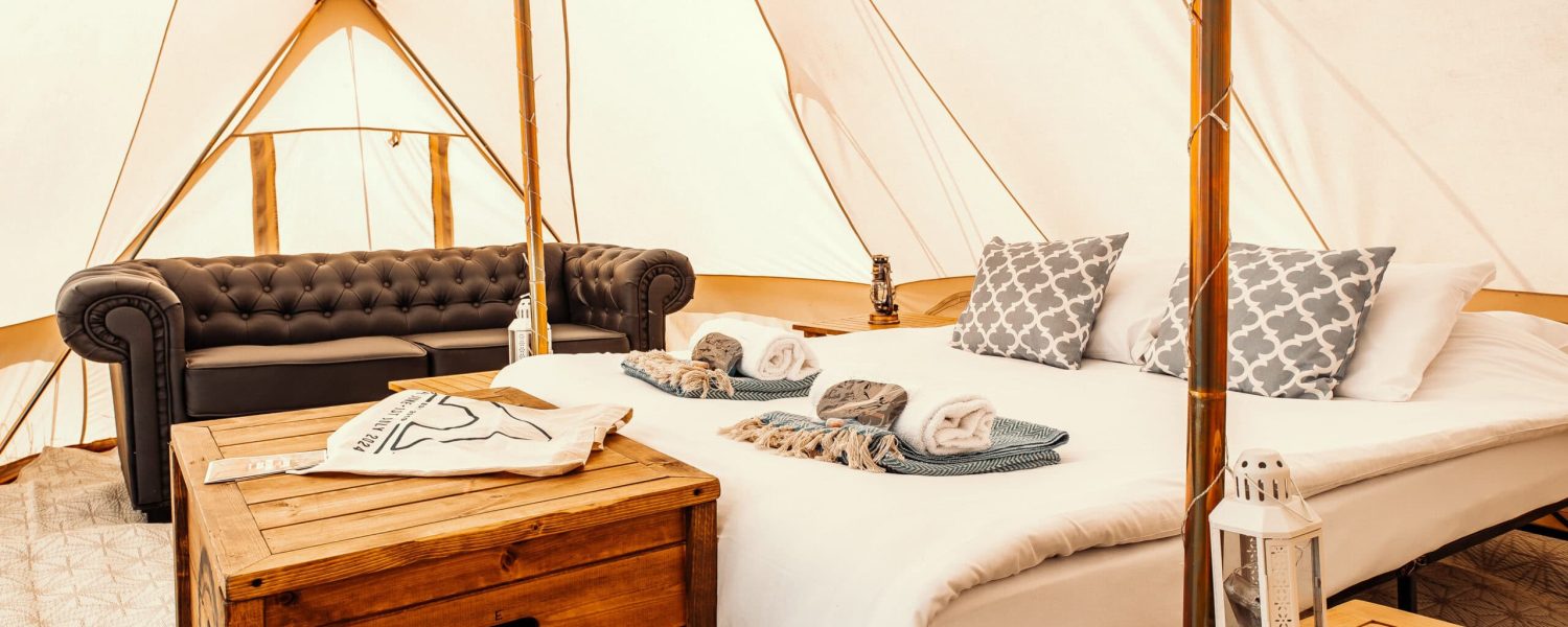 glastotel green yurts glasto 2024 62