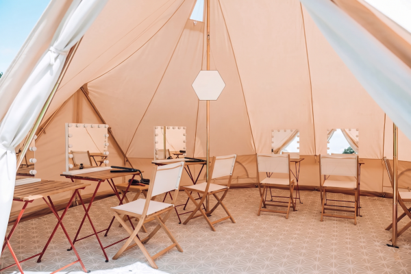 green yurts pamper tent pride 2026